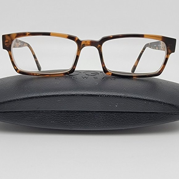OGI Eyewear Evolution 3103/450 Tortoise Chop Eyeglasses Frame w/ Case Japan 51mm - Picture 1 of 15
